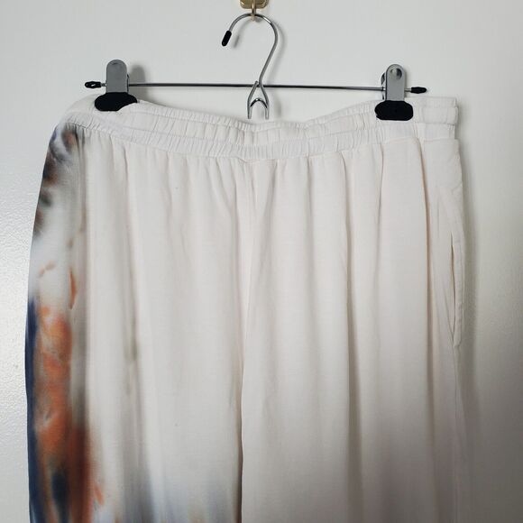 COLSIE Jogger Set XL Pants Cropped Hoodie Top Terry Soft Tie Dye Blue Wh… - Picture 8 of 14